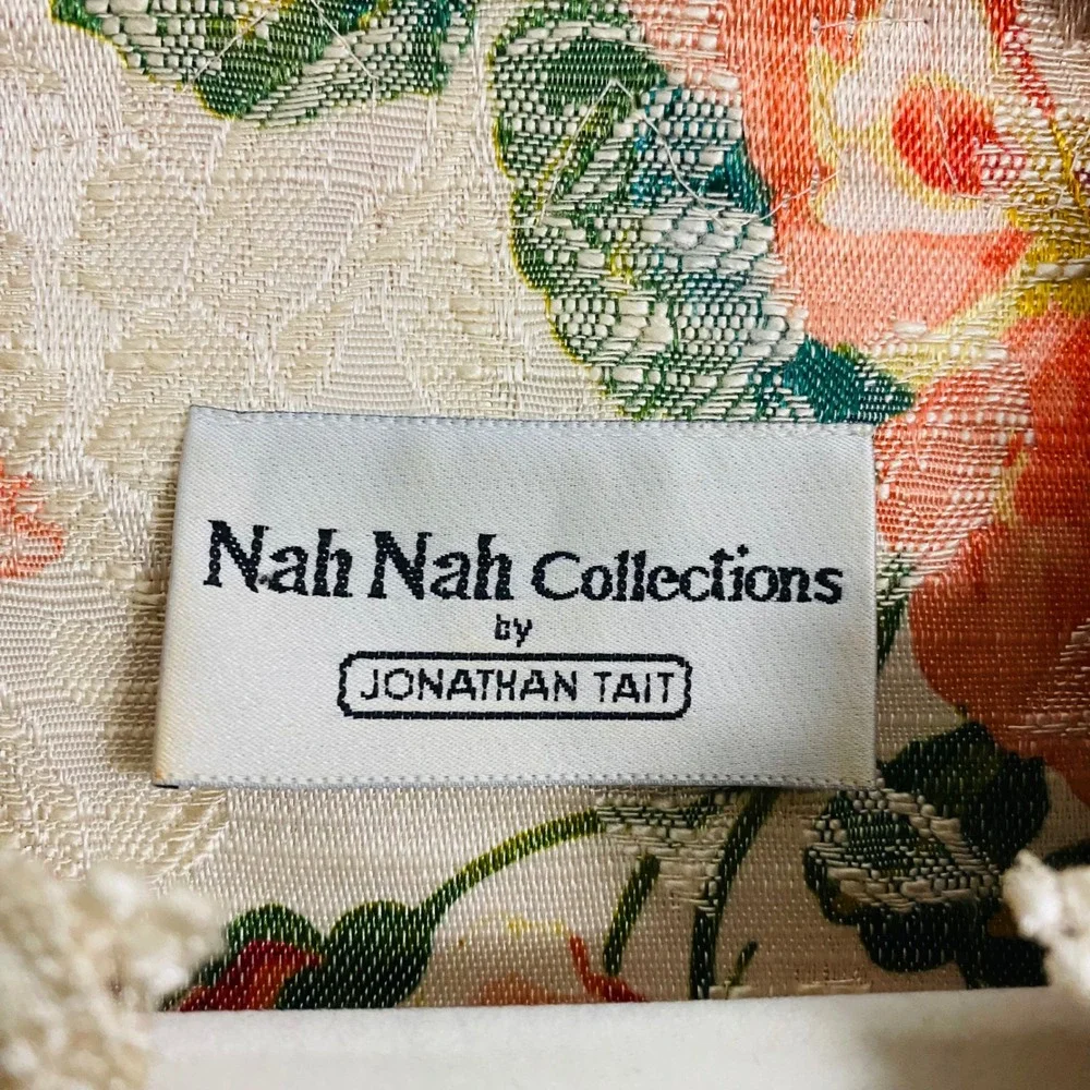 Nah Nah‎ Collections by Jonathan Tait Vintage Floral Jacquard Lace Blazer Large